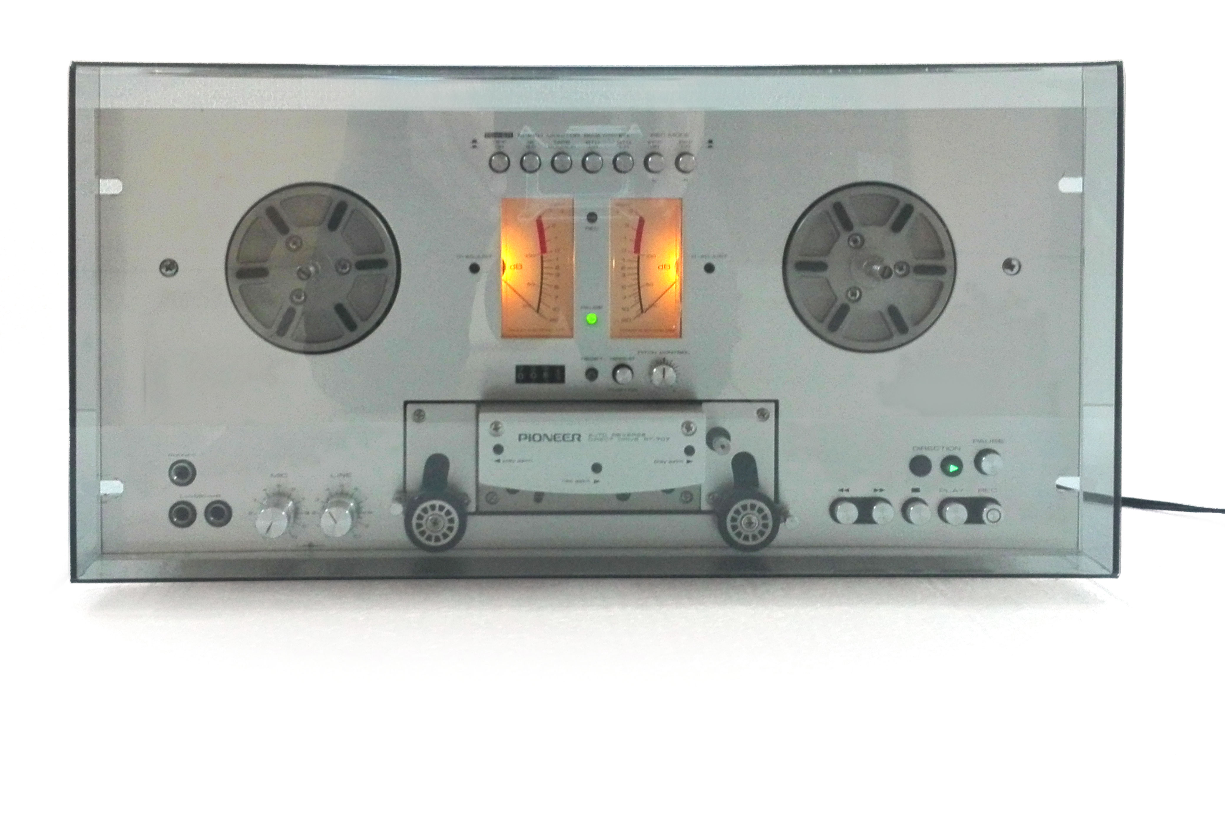 NEW Grey Dust Cover for Pioneer RT707 RT701 RT909 RT901 Reel Tape