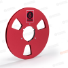NEW RTM Colored NAB Metal Reel Hinged 1/4" 6.3mm 10.5" 265m Hinged Box Red R39604
