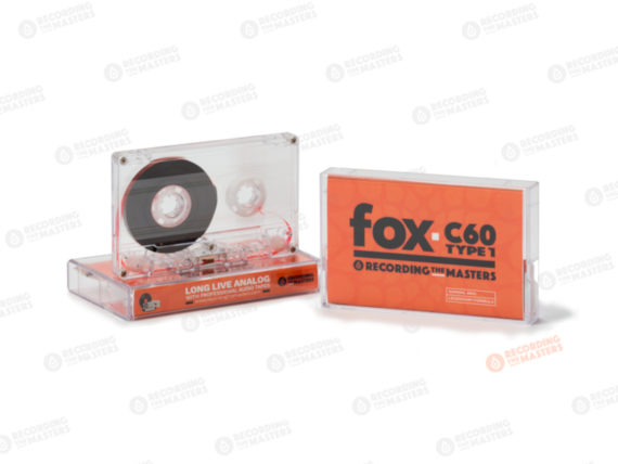 NEW RTM Cassette Tape FOX C60 60min Type I Normal Bias Clear C-0 Shell R41510