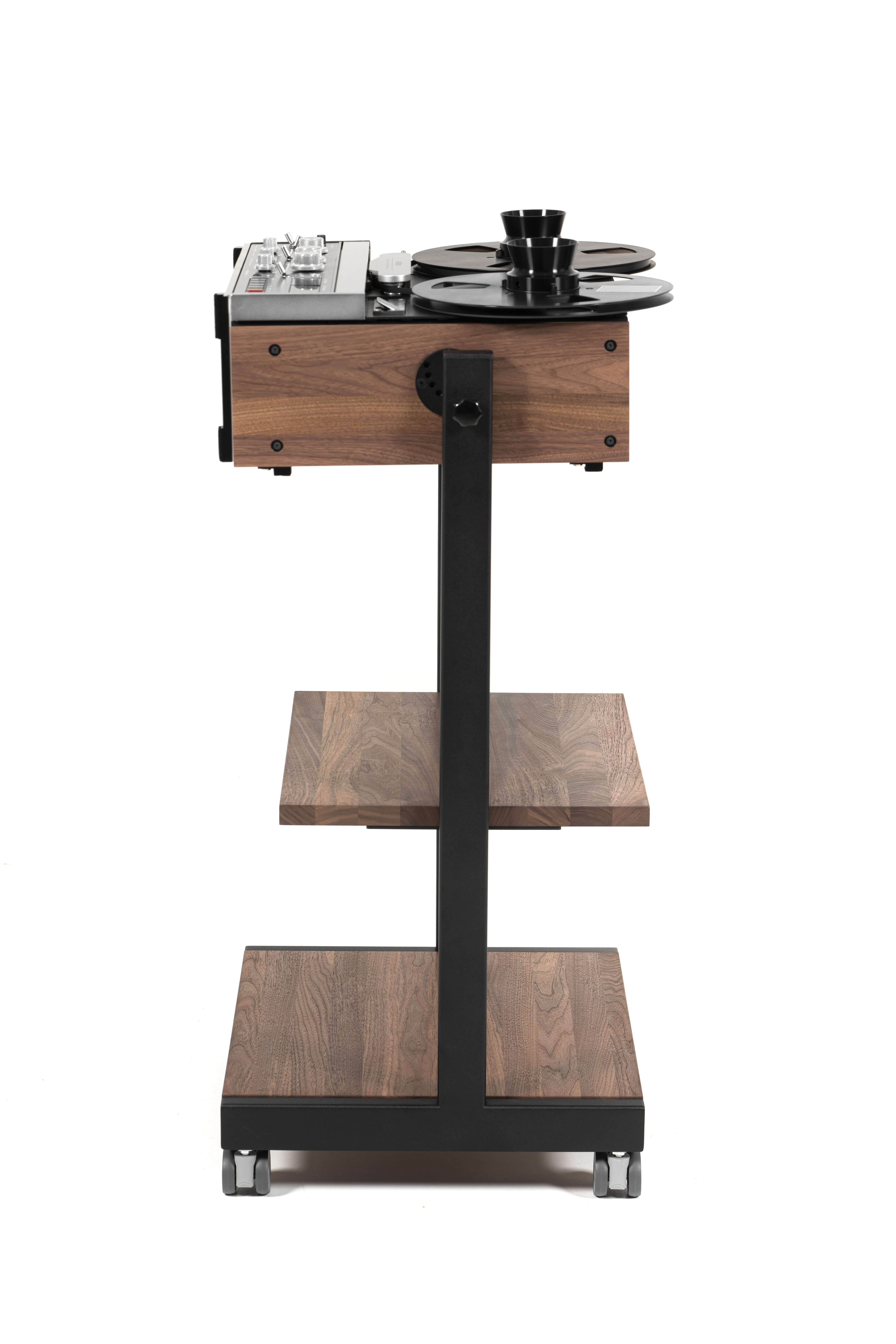 Custom Made Stand with Two Shelves and Cabinet for Revox B77 Reel to Reel Recorder