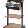 Custom Made Stand with Two Shelves and Cabinet for Revox B77 Reel to Reel Recorder